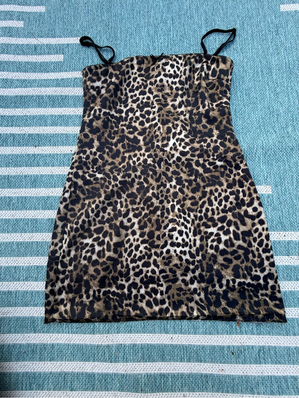 Zara Leopard Print slip dress size medium